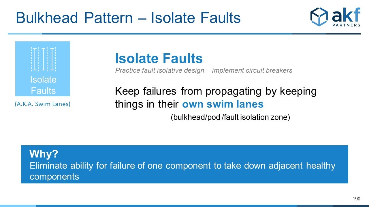 Bulkhead pattern usage