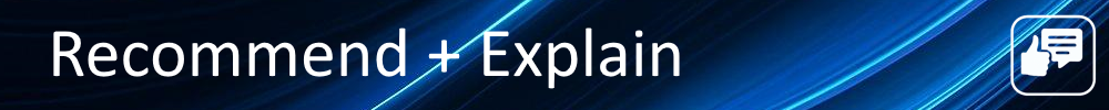 Recommend %2 B Explain Banner